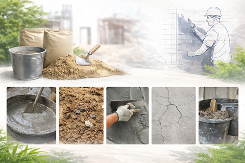 Những lỗi thường gặp khi sử dụng xi măng x&acirc;y tr&aacute;t v&agrave; c&aacute;ch khắc phục hiệu quả