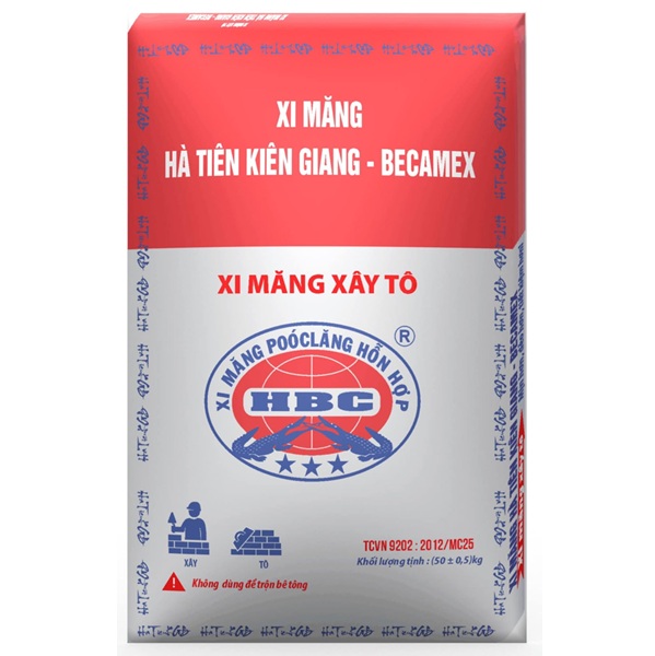 Xi măng Hà Tiên Becamex Xây tô