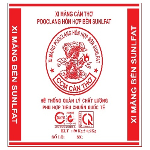 Xi măng Cần Thơ Pooc Lăng Bền Sunflat