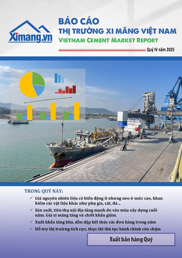 Xuất bản B&aacute;o c&aacute;o Thị trường Xi măng Việt Nam Qu&yacute; IV/2025: Kh&eacute;p lại trầm lắng, mở ra kỳ vọng phục hồi