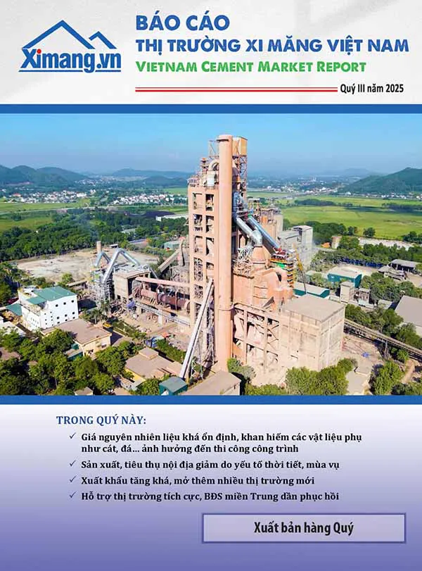 B&aacute;o c&aacute;o Thị trường Xi măng Việt Nam Qu&yacute; III/2025: Cập nhật dữ liệu, định hướng xu hướng cuối năm.