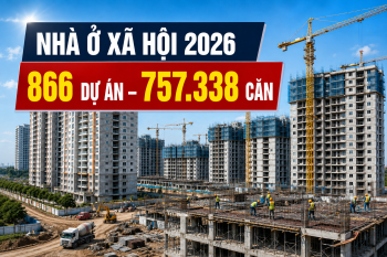 Nhà ở xã hội 2026 tăng tốc: 866 dự án, hơn 757.000 căn đang được triển khai