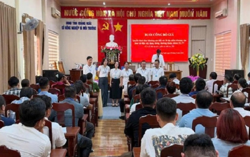 Quảng Ngãi kết thúc đấu giá 58 mỏ khoáng sản làm vật liệu xây dựng thông thường